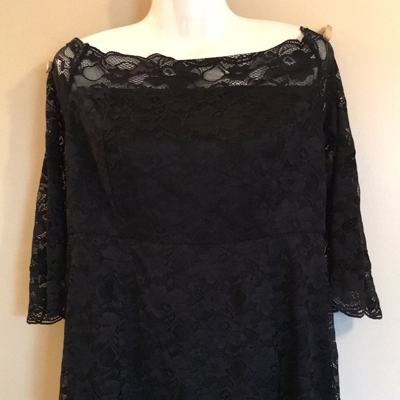 torrid Dresses & Skirts - Captivating black lace dress by Torrid, perfect for prom, NWT!